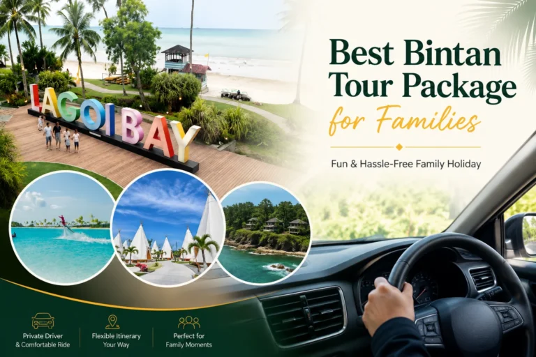 Best Bintan Tour Package for Families Fun & Hassle-Free Family Holiday - Best Bintan Day Tour From Singapore - Personalized Bintan Tour Package Custom Bintan Tour with Local Driver - Bintan Island tour with trusted local driver, featuring Lagoi Bay, Treasure Bay, Blue Lake, luxury resorts and beautiful beaches in Bintan Indonesia - private driver bintan - ferry terminal transfer bintan - resort hotel transfer in bintan - bintan island tour - Bintan Mangrove Tour - bintan tour package - bintan day tour from singapore