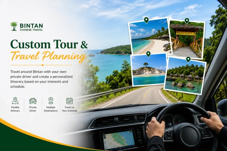 Personalized Bintan Tour Package Custom Bintan Tour with Local Driver - Bintan Island tour with trusted local driver, featuring Lagoi Bay, Treasure Bay, Blue Lake, luxury resorts and beautiful beaches in Bintan Indonesia - private driver bintan - ferry terminal transfer bintan - resort hotel transfer in bintan - bintan island tour - Bintan Mangrove Tour - bintan tour package - bintan day tour from singapore