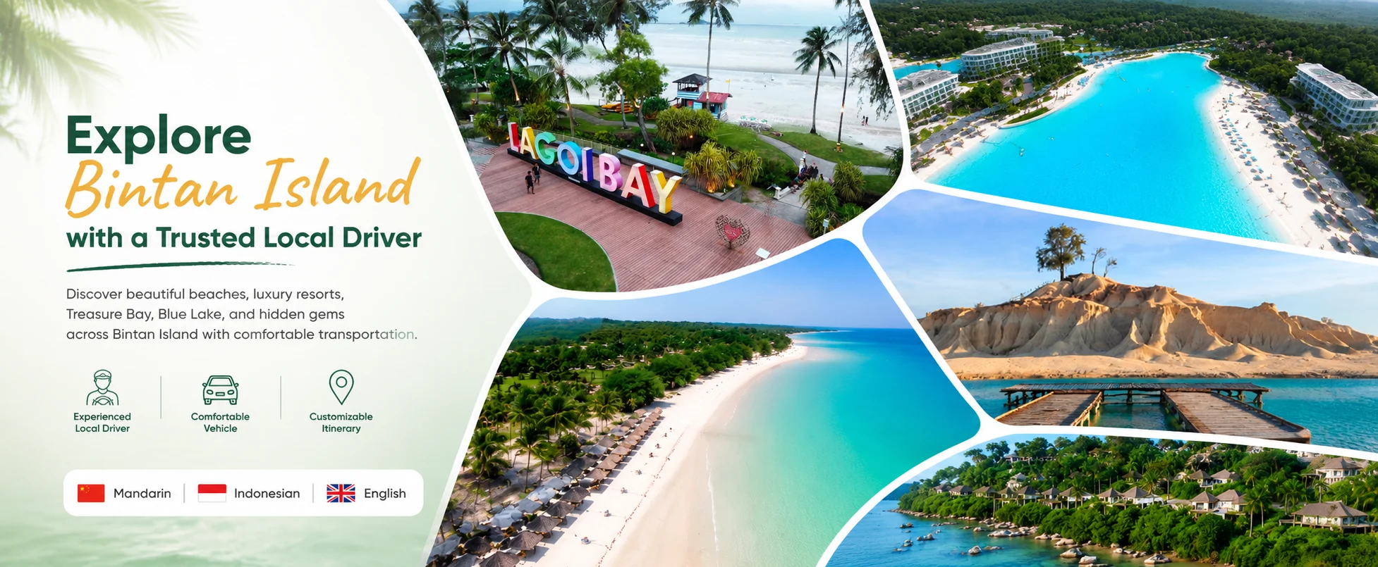 Private driver and ferry transfer service in Bintan Island, providing transportation from ferry terminal to resorts, hotels and tourist destinations - bintan firefly tour - Best Bintan Tour Package for Families